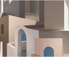 Arty - Arches/stairs bruin M468-07