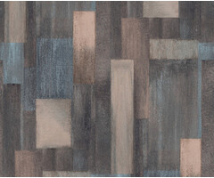 Arty - Wood bruin/blauw M469-08