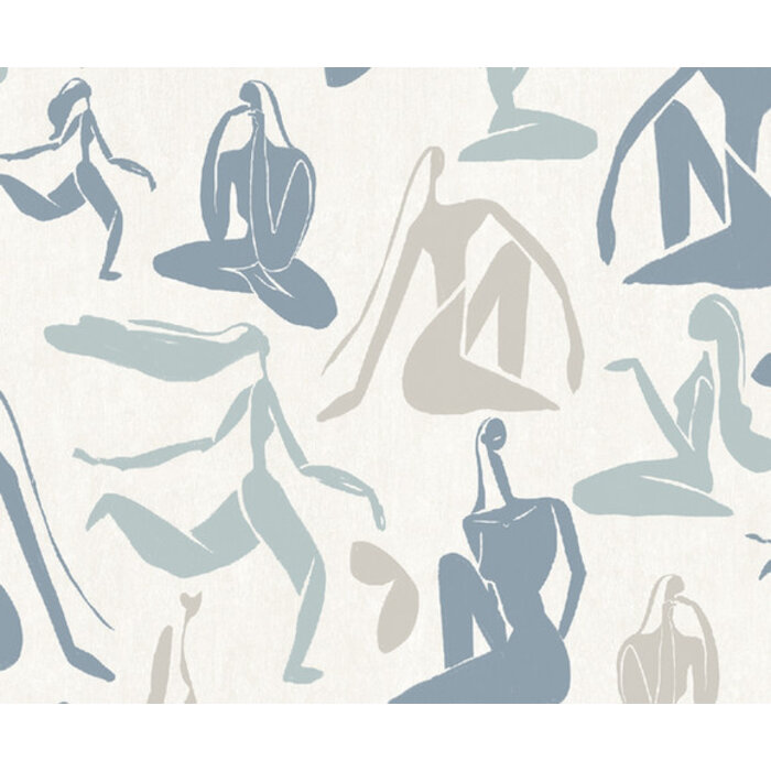 Arty - Woman grijs/blauw M476-01