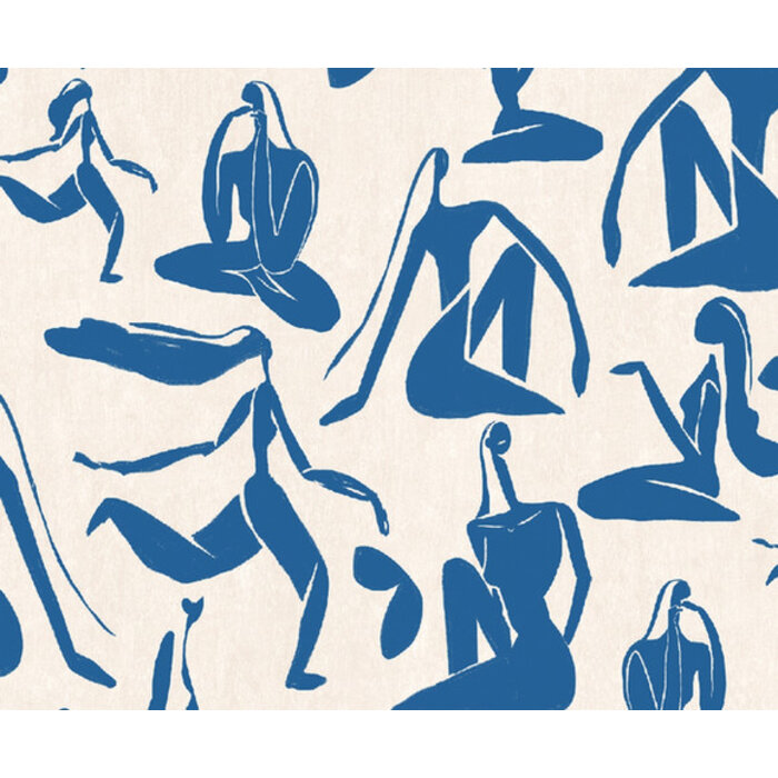 Arty - Woman beige/blauw M476-11