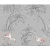 Imaginarium 2 - flamingo grijs/roze 12381
