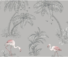 Imaginarium 2 - flamingo grijs/roze 12381