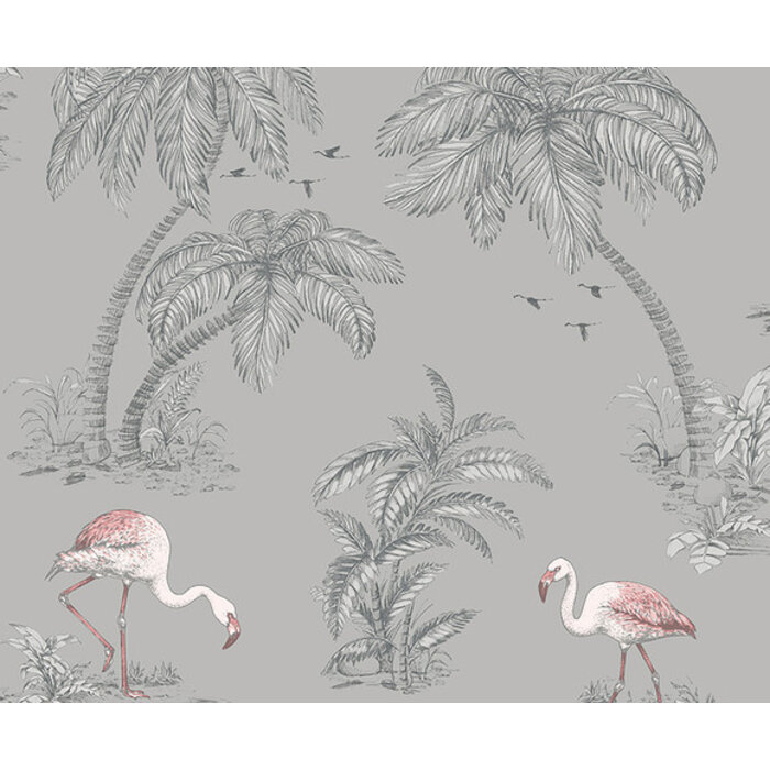 Imaginarium 2 - flamingo grijs/roze 12381