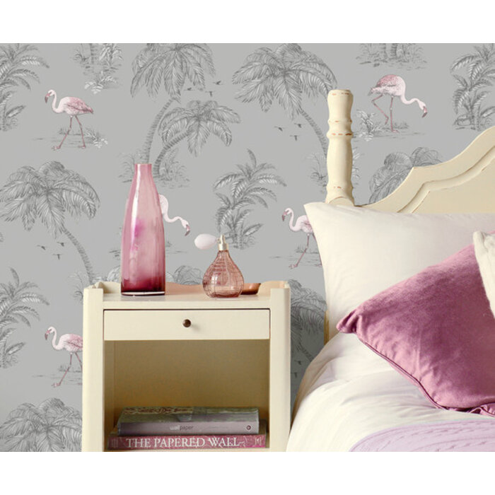 Imaginarium 2 - flamingo grijs/roze 12381