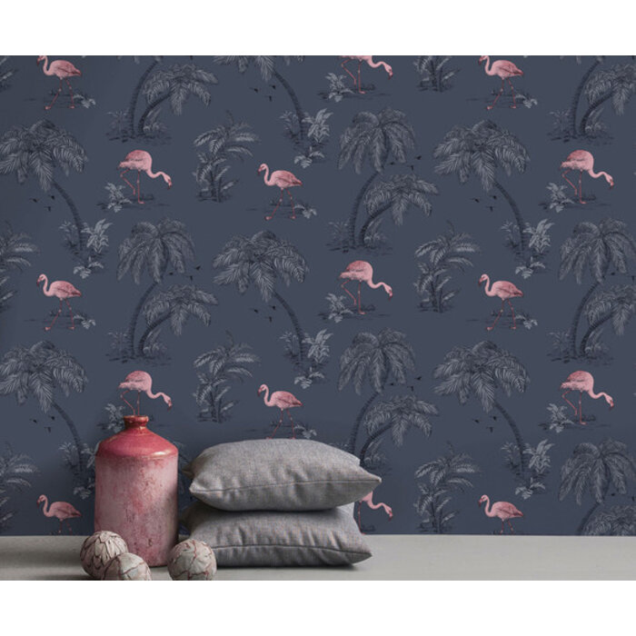 Imaginarium 2 - flamingo d.blauw/roze 12382