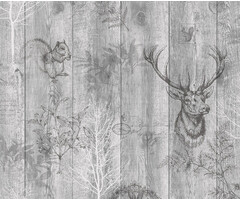 Imaginarium 2 - Stag Wood Panel Grey 90090