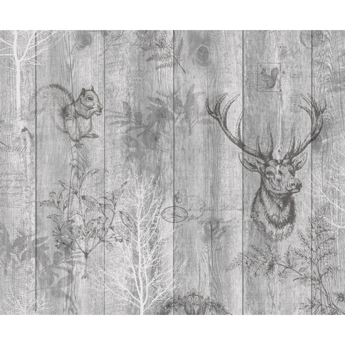 Imaginarium 2 - Stag Wood Panel Grey 90090