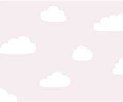 My Kingdom - Clouds roze/wit A618-03