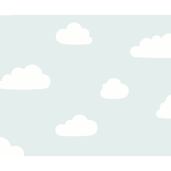 My Kingdom - Clouds lichtgroen/wit A618-04