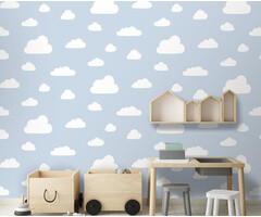 My Kingdom - Clouds blauw/wit A618-31