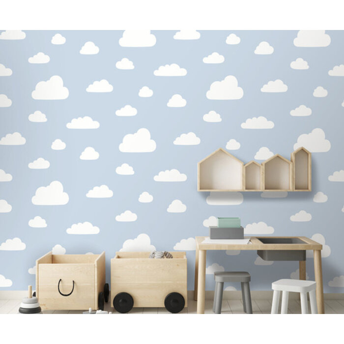 My Kingdom - Clouds blauw/wit A618-31