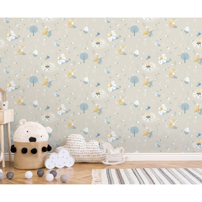 My Kingdom - Campfire Animals beige L313-07