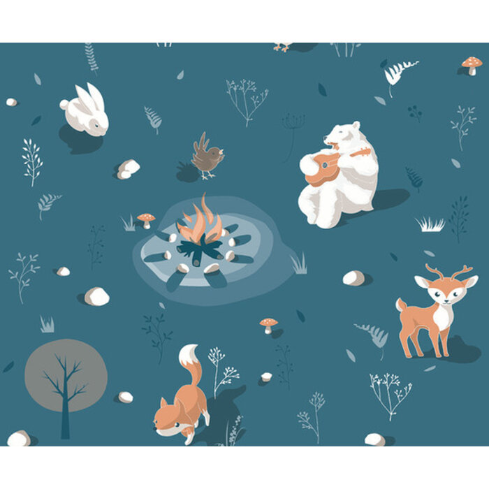 My Kingdom - Campfire Animals blauw L313-11