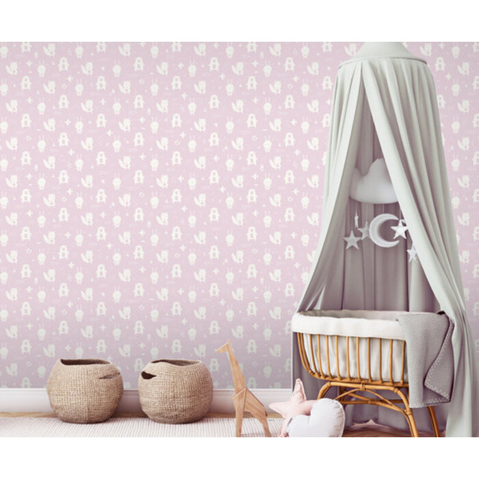 My Kingdom - Cute Animals roze L913-03