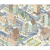 My Kingdom - City Life groen/beige L976-11