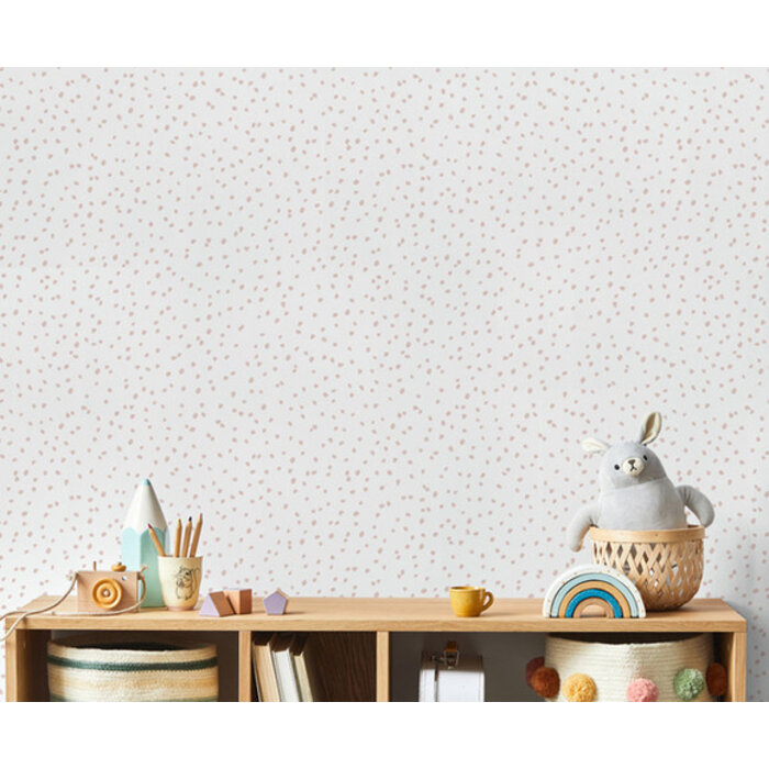 My Kingdom - Dots Small wit/roze L993-03