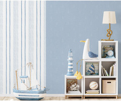 My Kingdom - Stripes wit/blauw M333-11