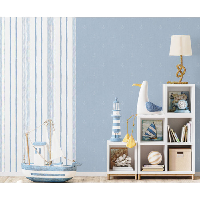 My Kingdom - Stripes wit/blauw M333-11