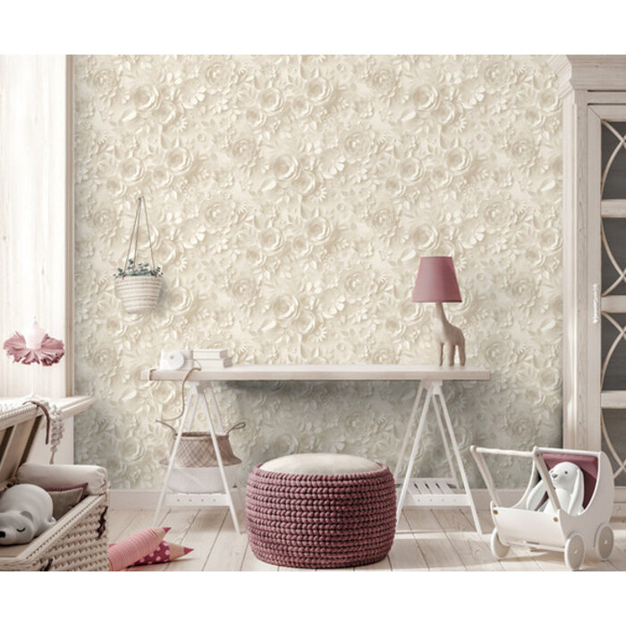 My Kingdom - Roses beige M446-07