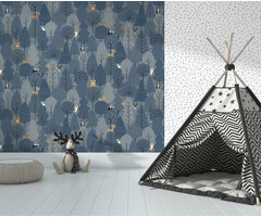 My Kingdom - Forest Animals d.blauw M516-01