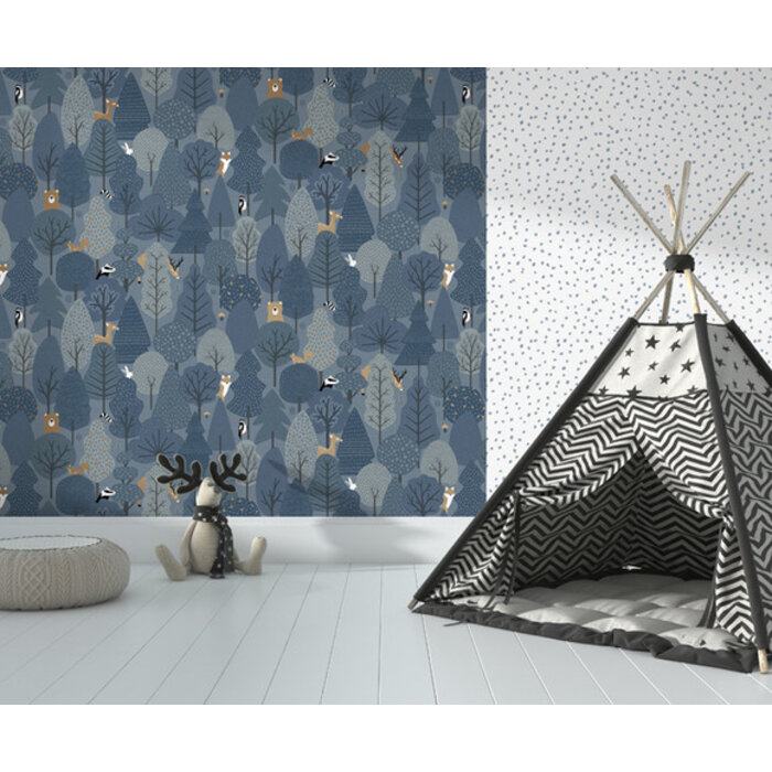 My Kingdom - Forest Animals d.blauw M516-01