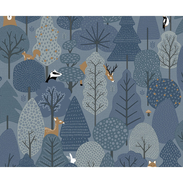 My Kingdom - Forest Animals d.blauw M516-01