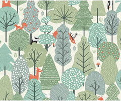 My Kingdom - Forest Animals groen M516-04