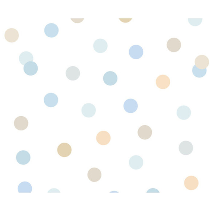 My Kingdom - Dots Large beige/blauw M519-01