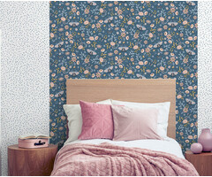 My Kingdom - Butterflies blauw/roze M581-01