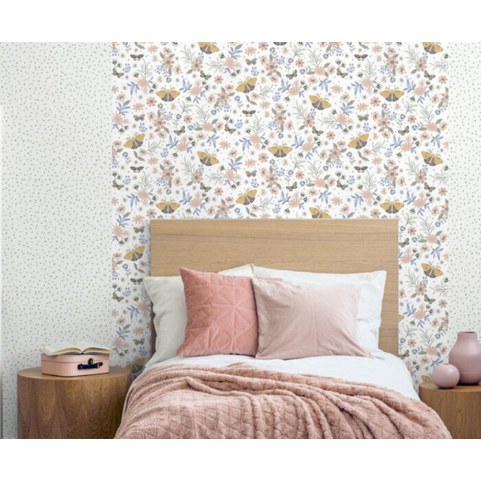 My Kingdom - Butterflies beige/groen M581-05