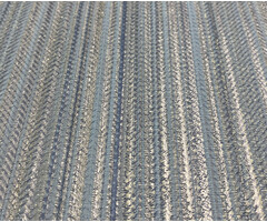 Venezia - streep groen/beige glitter M665.01