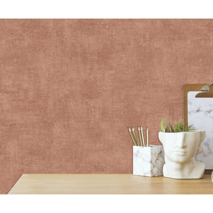 Structures - uni steenrood glitter