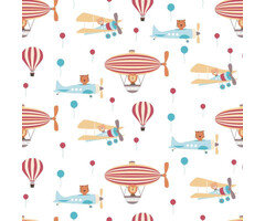 AS Creation Little Love behang Vliegtuigen en Luchtballons 38126-1