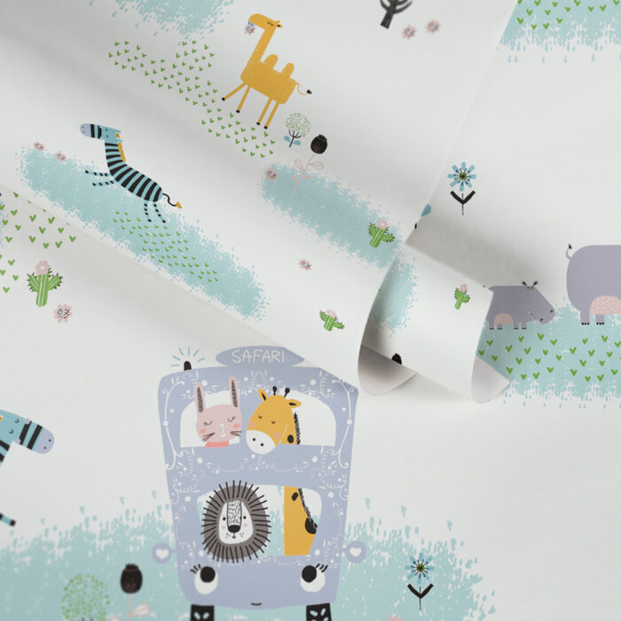 AS Creation Little Love behang Safari 38114-1