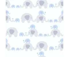 AS Creation Little Love behang Olifantjes 38113-1