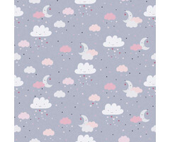 AS Creation Little Love behang Maan en Wolkjes 38125-1