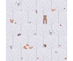 AS Creation Little Love behang Bosdiertjes 38119-1