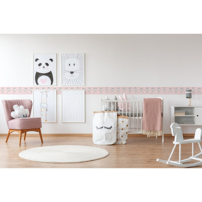 DANSENDE BALLERINA BEHANGRAND - AS Creation Lovely Kids 403722