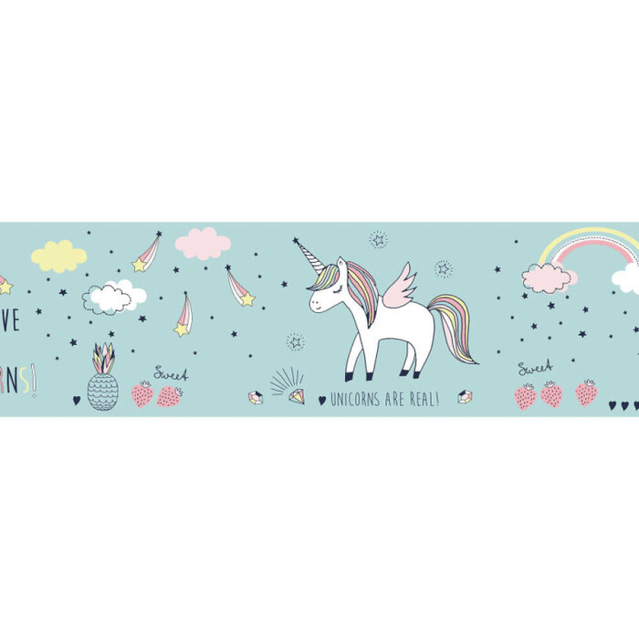 EENHOORN BEHANGRAND - AS Creation Lovely Kids 403746