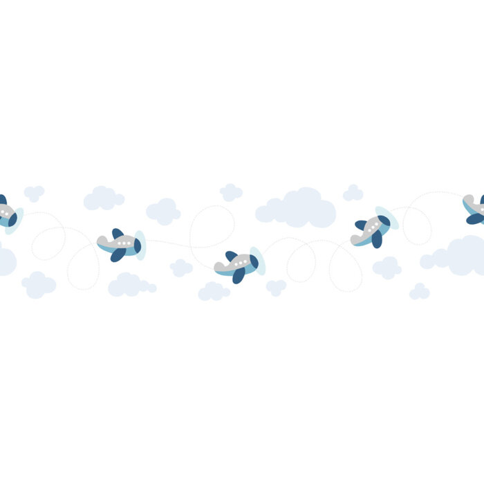 VLIEGTUIGEN BEHANGRAND - AS Creation Lovely Kids 403752