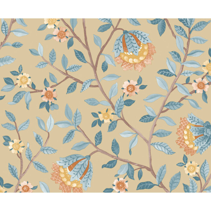Botanique - Tree Branch beige/blauw