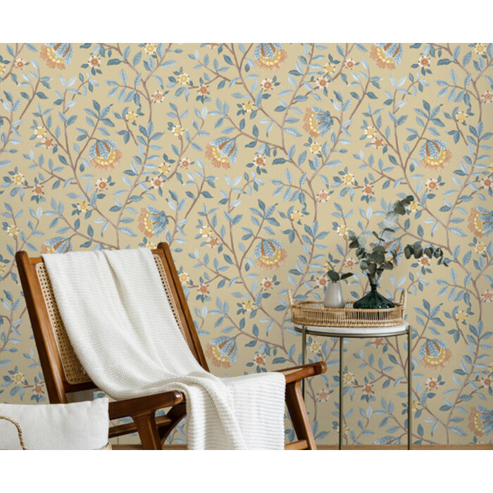 Botanique - Tree Branch beige/blauw