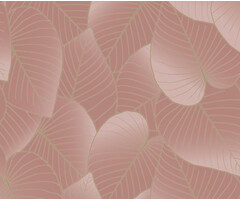 Botanique - Big Leaves oudroze