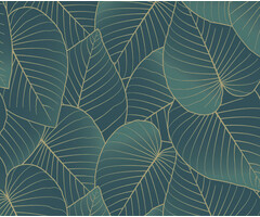 Botanique - Big Leaves donkergroen