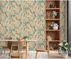 Botanique - Birds & Flowers beige/groen