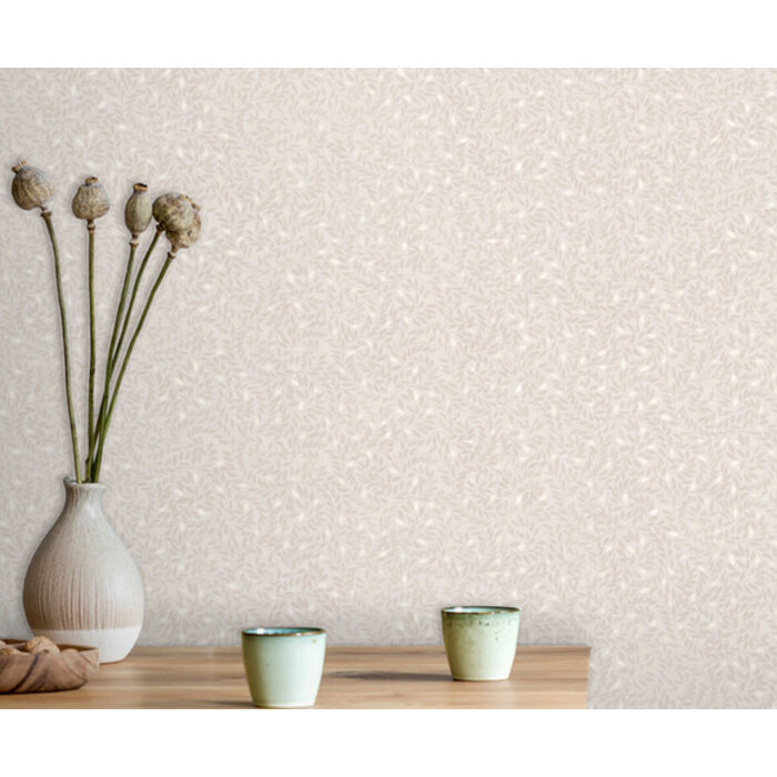 Botanique - Small Leaves beige