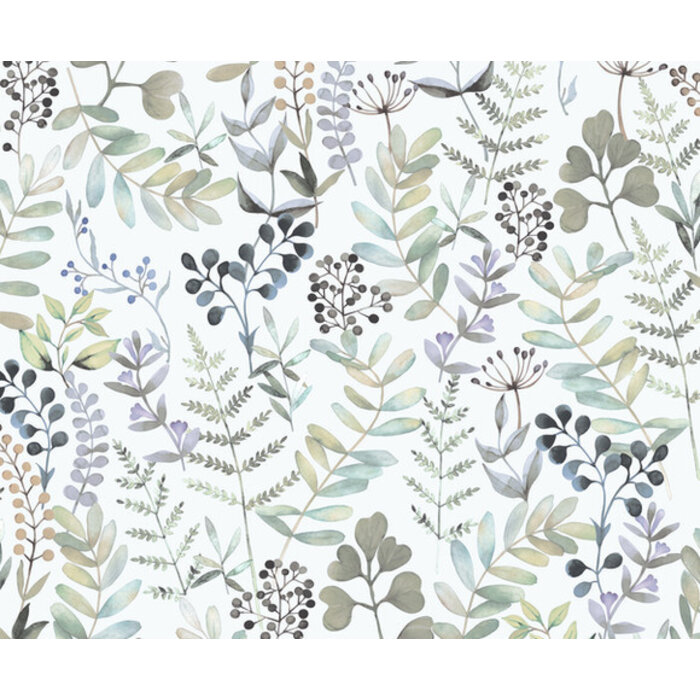 Botanique - Botanical Leaves wit/groen