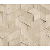 Brut - hout 3D beige