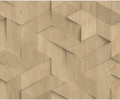 Brut - hout 3D beige