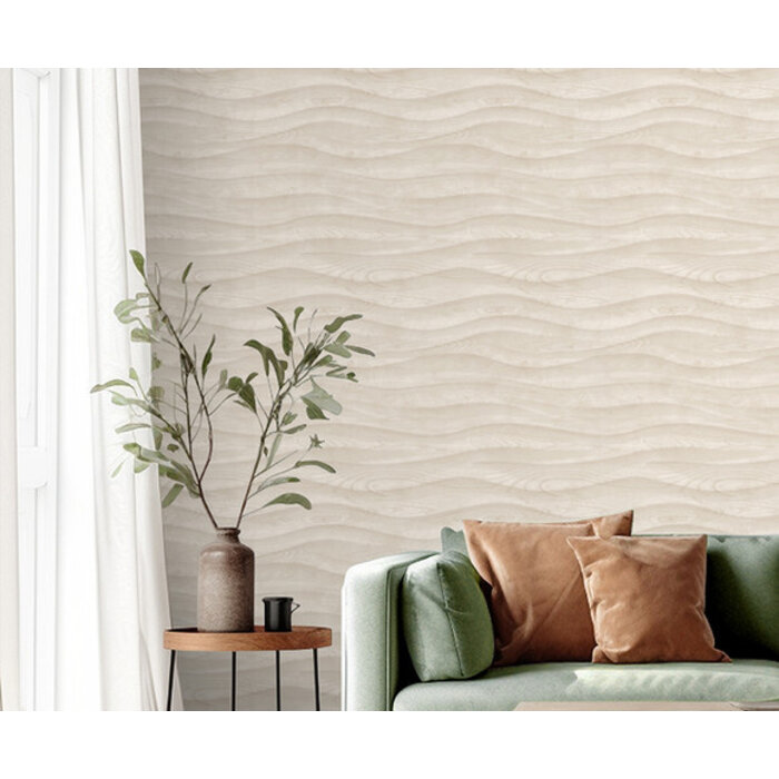 Brut - hout horizontaal creme